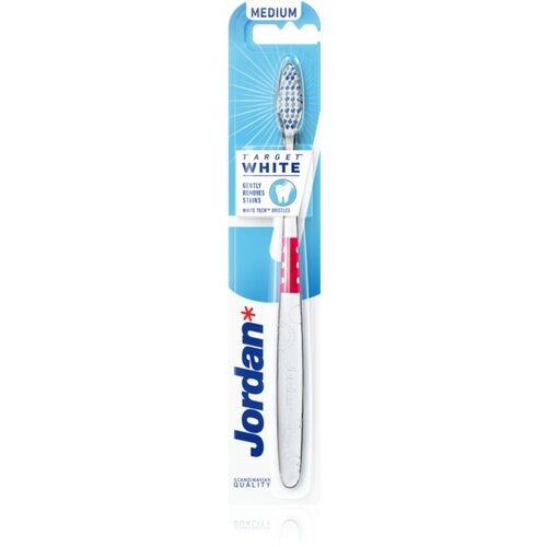 Jordan Target White Medium zobna &amp;scaron;četka 1 kos Slike