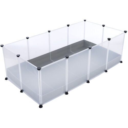 TIAKI Indoor ograđeni prostor s podnicom, za male životinje - D 145 x &amp;Scaron; 75 x V 46 cm Slike