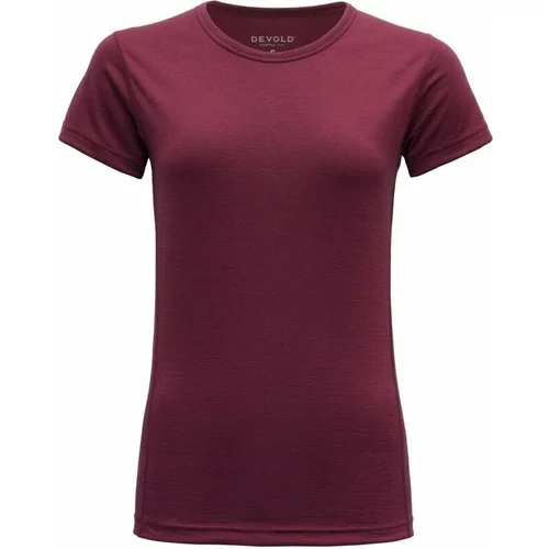 Devold Breeze Merino 150 T-Shirt Woman Beetroot L Majica na otvorenom