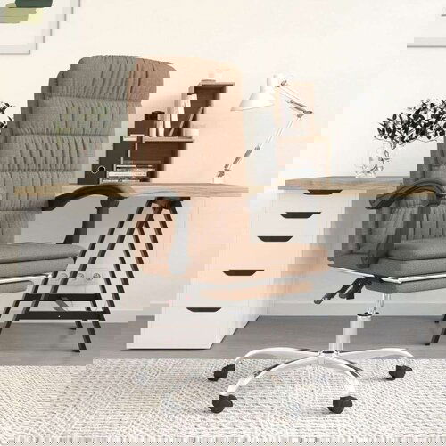  Uredski naslonjač od tkanine smeđi Cene