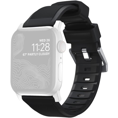 Nomad Rugged Strap Black Connectoor Silver 42 /44 /45 /49mm Cijene
