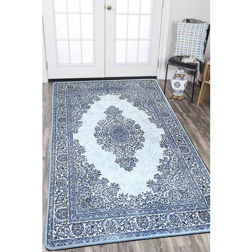  Ontario blue hall carpet (80 x 150) Slike