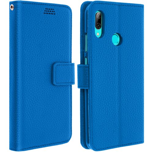AVIZAR folio case držalo za kartice in video držalo, grained effect - modra str. huawei p smart 2019 / honor 10 lite, (20599672) Cene