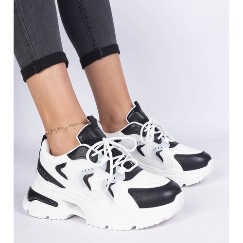 Gemre White and black women&amp;#039;s sports sneakers Lamula Slike