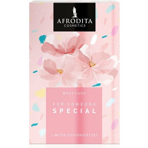 Afrodita Cosmetics poklon set Someone Special( gel za tuširanje+tonik u spreju za telo i kosu+sjaj za usne) Cene