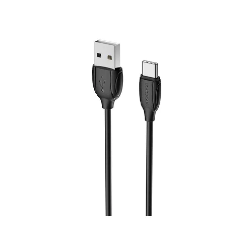 Hoco BOROFONE podatkovni kabel X19 Type C na USB 1m 2,4A črn