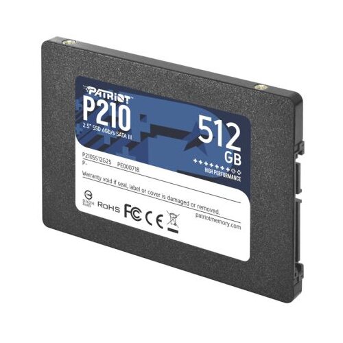 Patriot SSD 512GB 2.5''P210 up to R/W : 520/430... Cijene