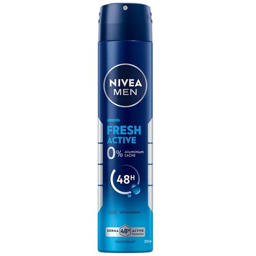Nivea Mu&scaron;ki dezodorans Fresh Active 81618, 200ml Cene