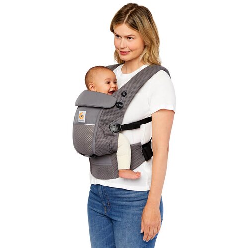 Ergobaby Adapt Soft Flex Mesh nosiljka, Graphite Grey Slike