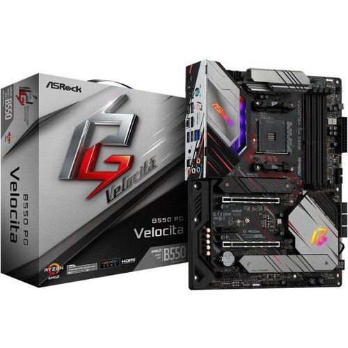 AsRock Matična ploča MOT AM4 B550 Phantom Gaming Velocita Slike