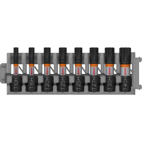Bosch PRO Torx Security Impact bitovi T10H, T15H, T20H, T25H(x2, T27H, T30H, T40H, 25 mm, 8/1, 2608521U56 Cene