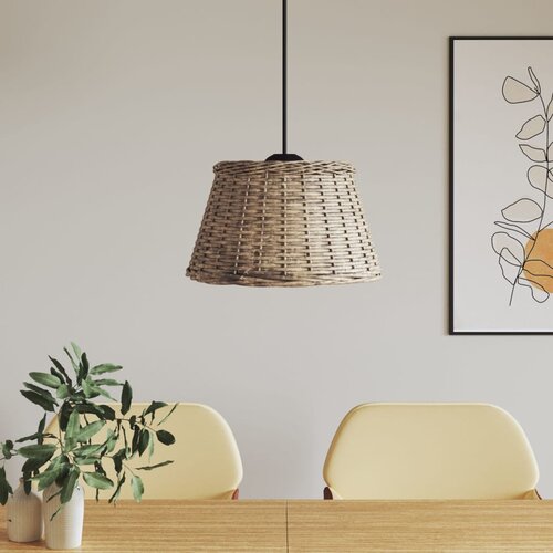 vidaXL Sjenilo za stropnu svjetiljku smeđe Ø50x30 cm od pruća Cijene