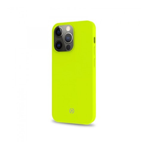 Celly Futrola CROMO za iPhone 13 PRO MAX u FLUORESCENTNO ŽUTOJ boji Slike