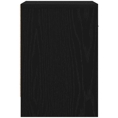  Noćni ormarići 2 kom s ladicama crni 39x28x41 cm Slike