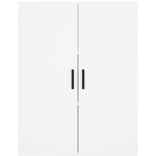  Visoka komoda bijela 69,5x34x180 cm konstruirano drvo Slike