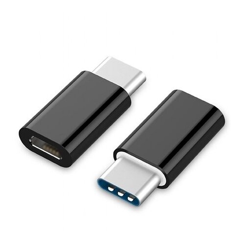  USB 2,0 adapter Type-C CM/MicroUSB-F, BLACK, GEMBIRD A-USB2-CMmF-01 Cene