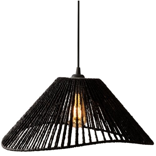  MAXLIGHT P0579 - Visilica na sajli AMALFI 1xE27/15W/230V prečnik 45 cm crna Slike