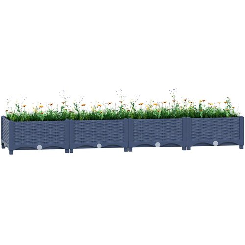  Povišena gredica 160x40x23 cm od polipropilena Cene