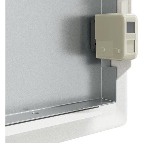 vidaXL Dostopna enota Bela 30 x 30 cm Jeklo Cene