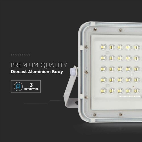 LED spoljni solarni reflektor LED/6W/3,2V IP65 4000K beli + daljinski upravljač Slike