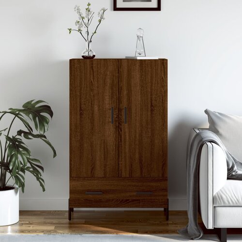 vidaXL Visoka komoda smeđa boja hrasta 69 5x31x115cm konstruirano drvo Cijene