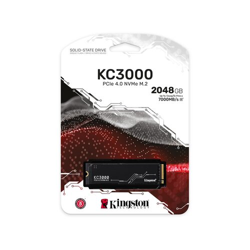 Kingston KC3000 2TB M.2 PCIe NVMe (SKC3000D/2048G) SSD Slike