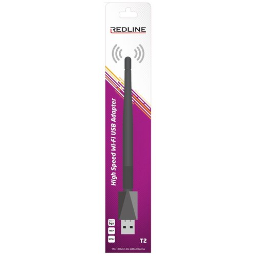 Redline Wi-Fi omrežna kartica, USB, 2.4 GHz, 2 dB, 150 Mb/s, RT7601 - T2 WiFi antena Slike