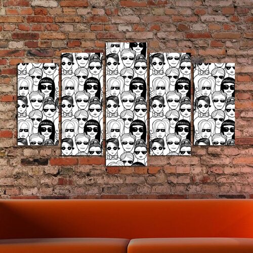 Wallity Set Slika 5PMDF-13, 5 Delova Cene