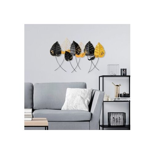 Wallxpert Zidna dekoracija Lijevani list, 67 x 112 cm, &amp;Scaron;areni Slike