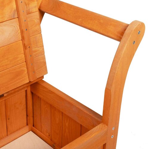 vidaXL Vanjske klupe Smeđa Masivno bagremovo drvo 44,5 x 119 x 75,5 cm Cene