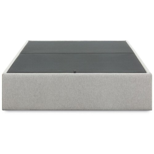 Kave Home Sivi tapecirani bračni krevet s prostorom za odlaganje 160x200 cm Matters – Cijene