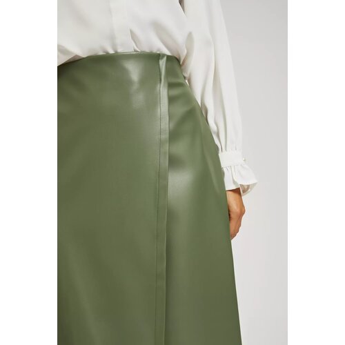 Moodo Waxed midi skirt Slike