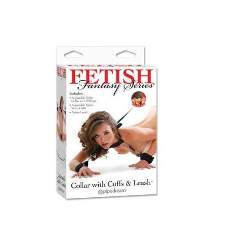 Fetish Fantasy Series Ovratnica s povodcem in lisicami Fetish Fantasy Cene