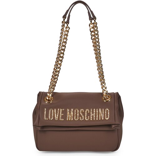 Love Moschino Torbice za na ramo BOLD LOVE HAMMERED Kostanjeva Slike