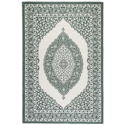 Elle Decoration Zeleni/krem vanjski tepih 80x150 cm Gemini –