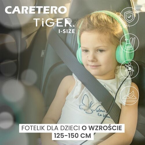 CARETERO Tiger i-size sjedalo crno (125-150) Slike
