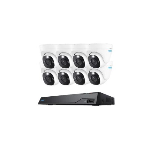 Reolink NVR snimač+ 8x kamera NVS16-12MD8 4K, 12MP, 16 kanalni NVR, 4TB HDD, 8x kamera Slike
