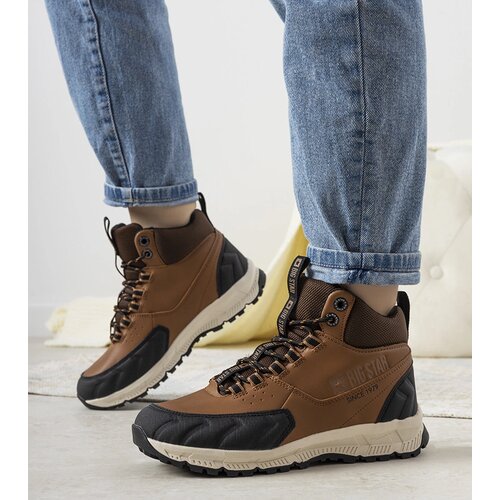 Big Star Brown trekking shoes Ivanna Cene