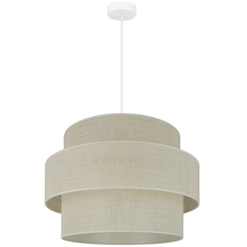  Brilagi - Visilica na sajli SPACE YUTE 1xE27/15W/230V prečnik 50 cm krem/bela Slike