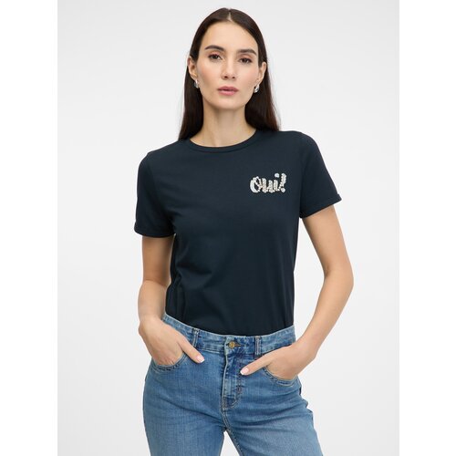 Orsay Dark blue women&amp;#039;s short-sleeved T-shirt - Women&amp;#039;s Slike