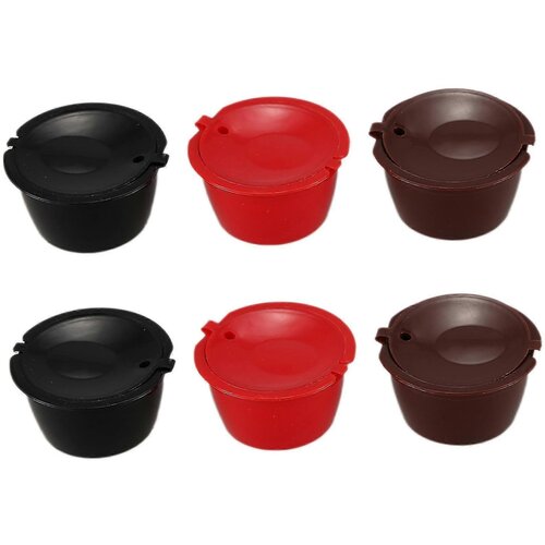 INORCO 6 paketov kavnih kapsul Dolce Gusto za večkratno uporabo, kavnih kapsul za večkratno uporabo, filtrov, združljivih z Nescafe, (21875344) Cene