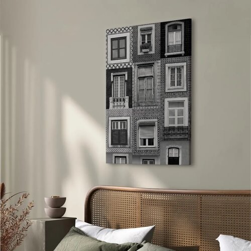  Slika - Patterned Windows (1 Part) Vertical 80x120 Premium Print Slike