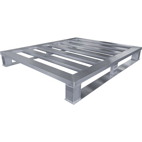 Ratioform Ploska aluminijasta paleta, z 2 drsnikoma, Dx&amp;Scaron; 1200 x 800 mm, od 10 kosov Slike