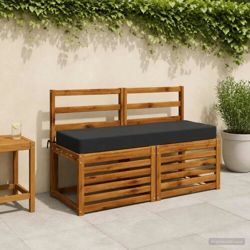  Jastuk za sjedalo SOEST 100% poliester Antracit - Antracit 120 x 40 x 10 cm Poliester Cijene