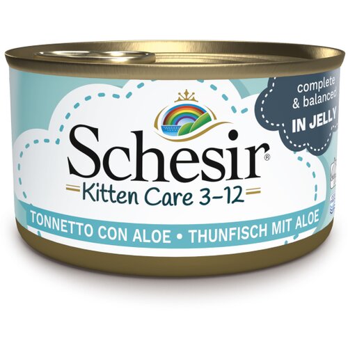  Varčno pakiranje Schesir v želeju 24 x 85 g - Kitten tuna z aloe vero Cijene