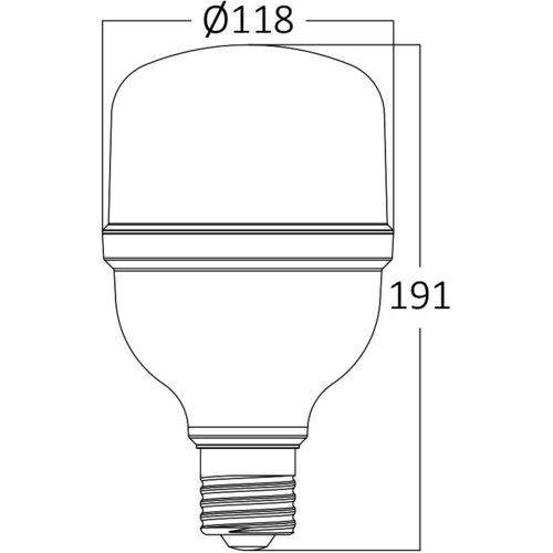 Braytron BRY ADVANCE 40W E27 T120 PLS 3000K LED SIJALICA Slike