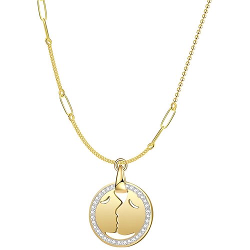 Ogrlica Double Face - Zlatna KP21663 Cijene