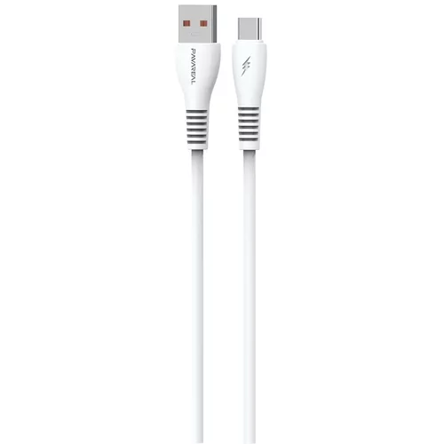  Podatkovni / polnilni kabel USB - USB Type-C - Pavareal DC99C - 1m - beli