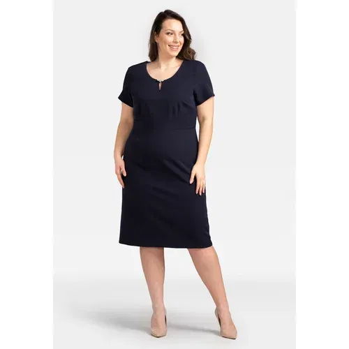 Karko Woman's Dress SC208 Navy Blue