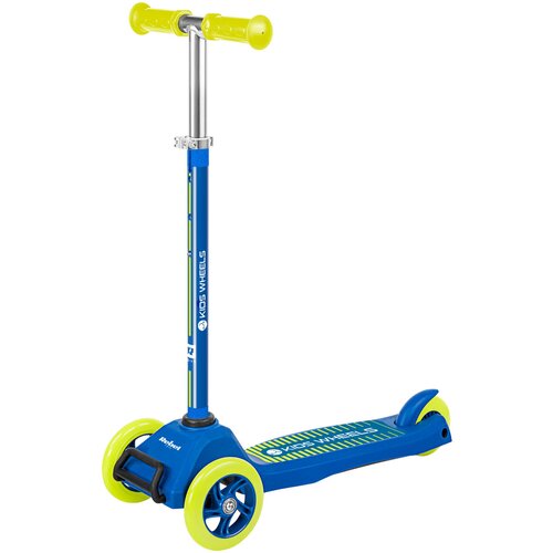  Zložljiv otroški trikolesni skiro KIDS WHEELS modro-rumen Cene